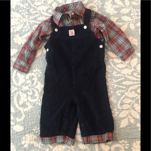 Boys overalls set